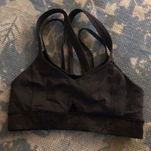Lululemon black sports bra